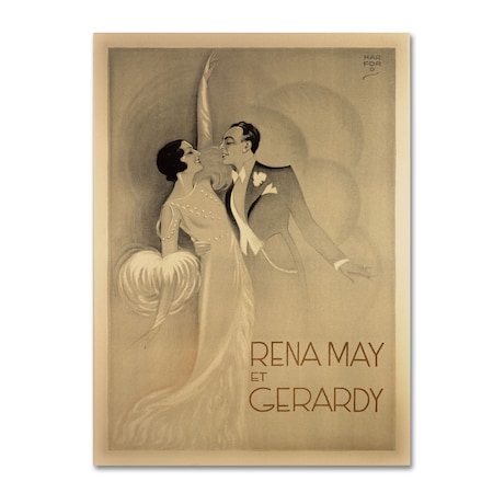'Rena May Et Gerardy' Canvas Art,35x47